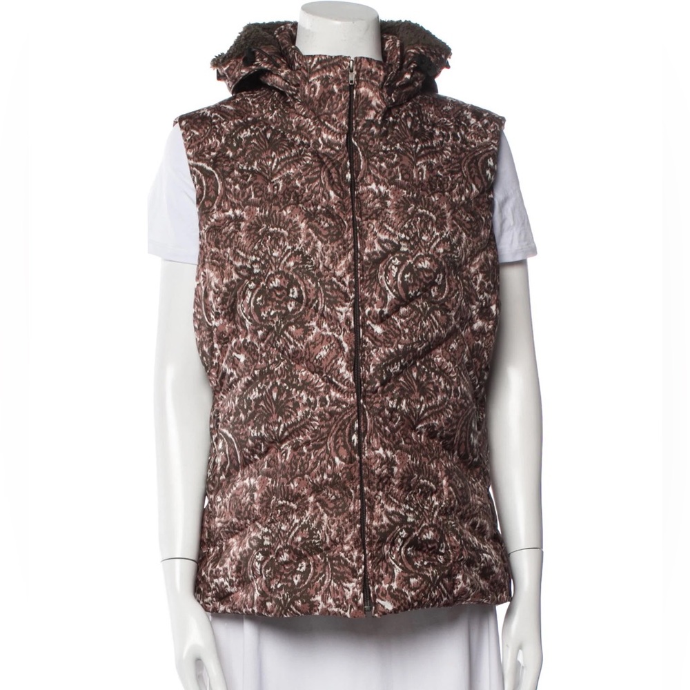 Brown Patagonia Puffer Vest